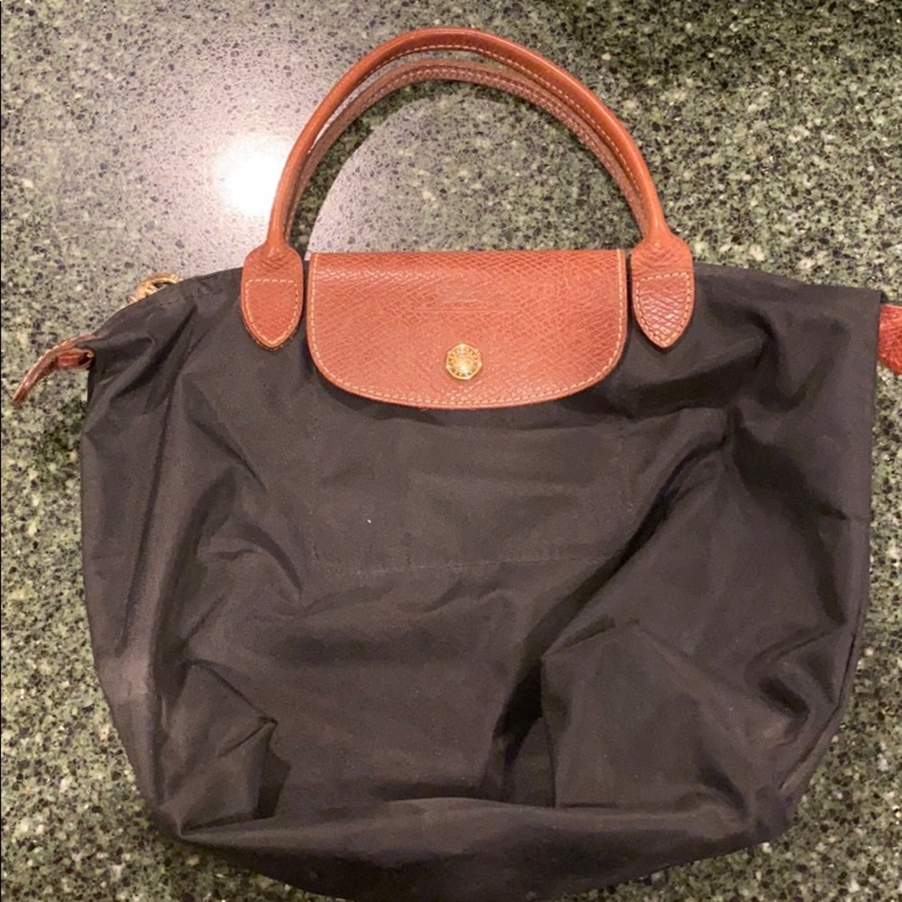 Small long champ tote